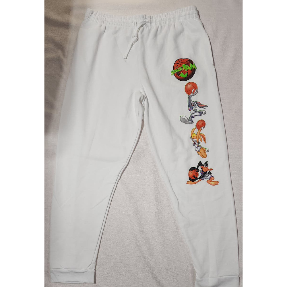 space jam sweat pants size large men